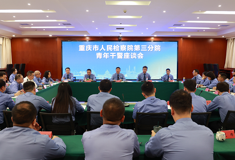 三分院：召开青年干警座谈会