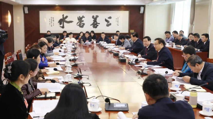 应勇在安徽代表团审议“两高”工作报告